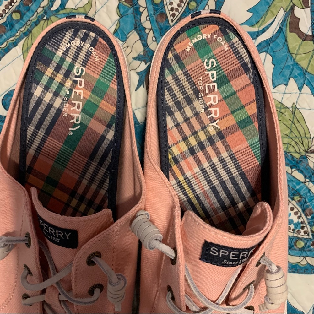 Light pink Sperry sneaker slip ons - Picture 5 of 5